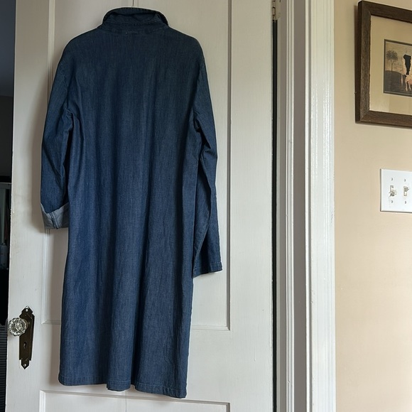 Vintage Anne Klein Soft Denim Sheath Dress Women's Size 10 - Picture 7 of 7